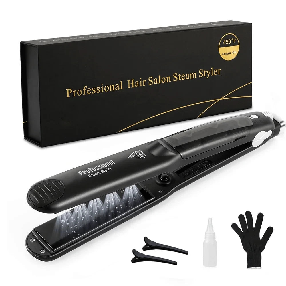 Steam Vapor Ceramic Hair Straightener