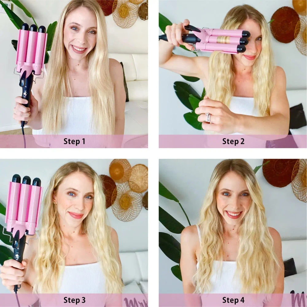Three Barrel Hair Waver-Beach Waver