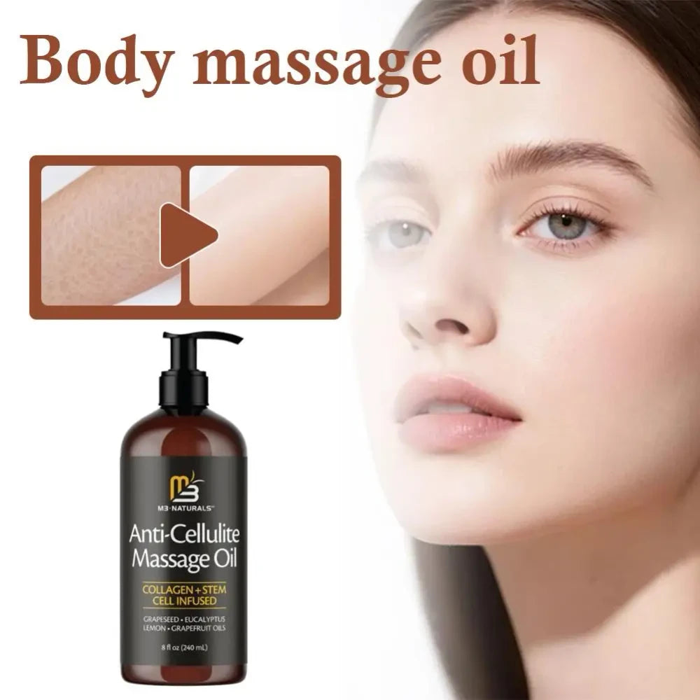 M3 Naturals Anti-Cellulite Massage Oil