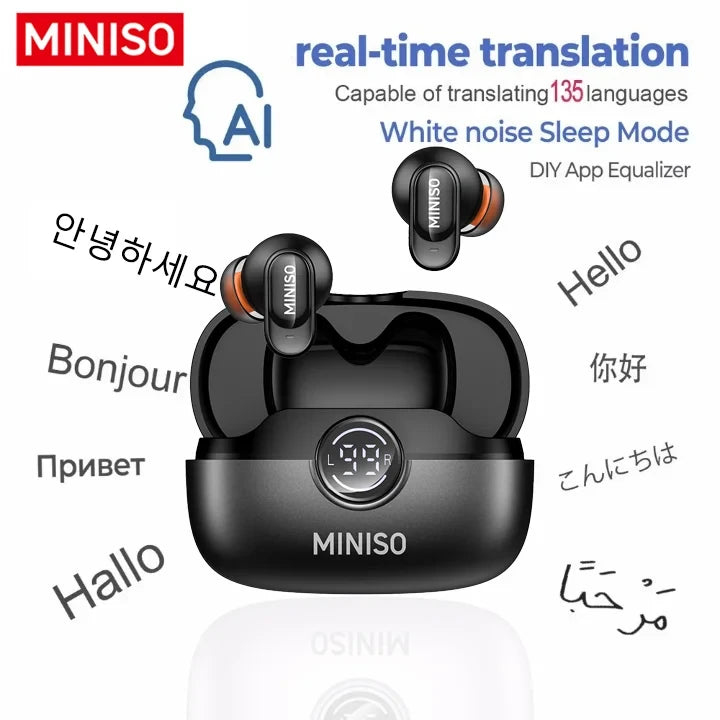 MINISO MS105 Wireless AI Translation Earbuds