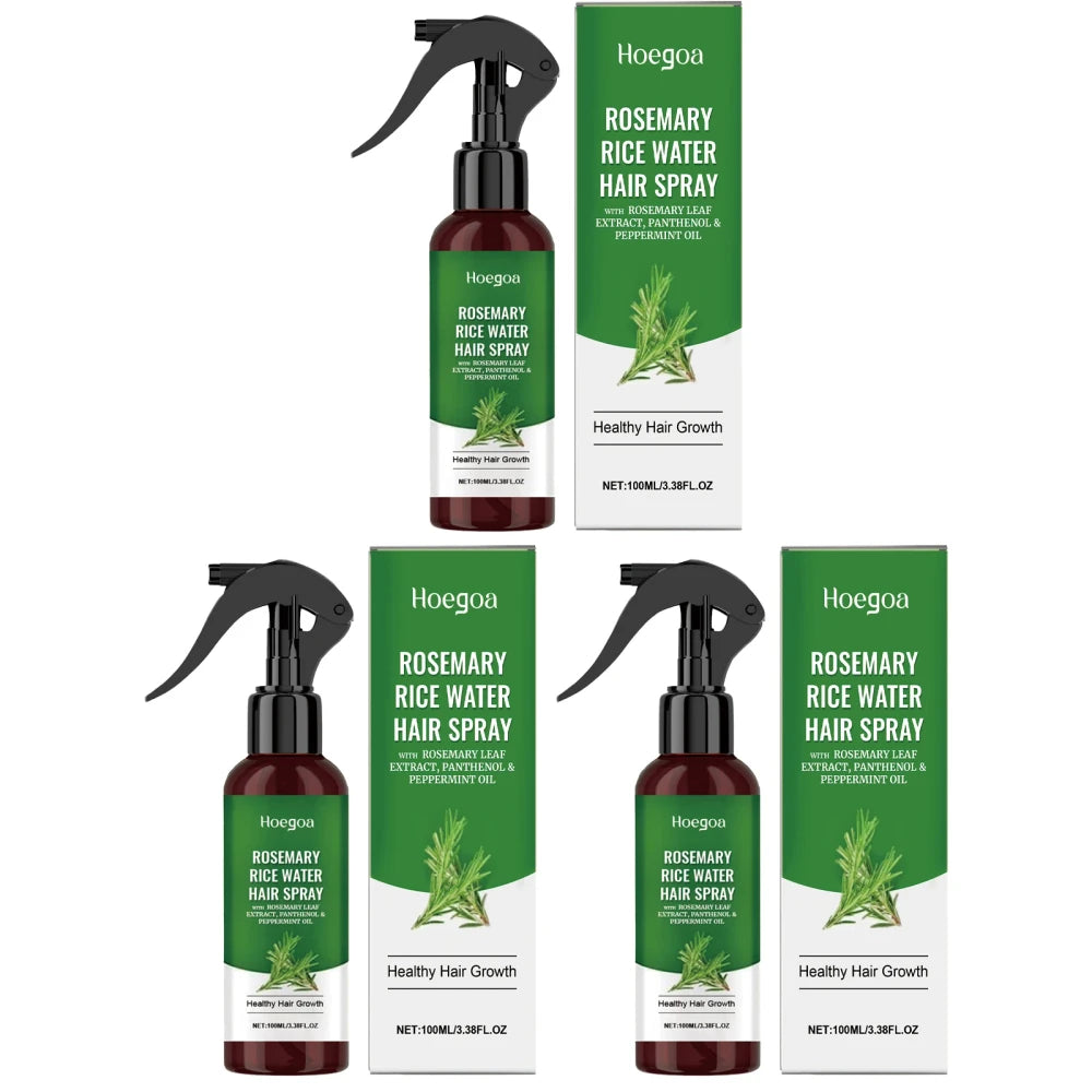 Rosemary Rice Water Scalp Mist for Hair Rapid Hair Growth