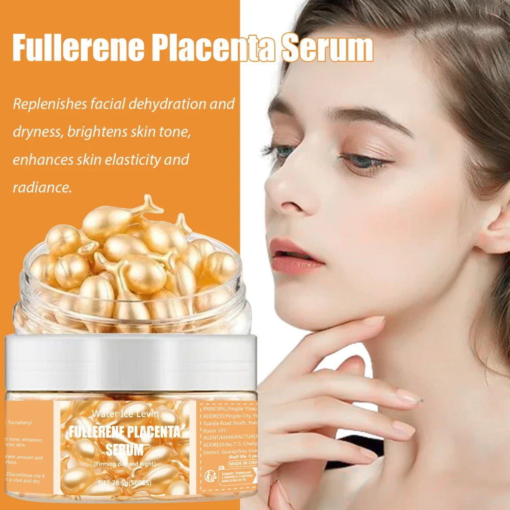 Fullerene Placenta Firming Serum- minimizes wrinkles