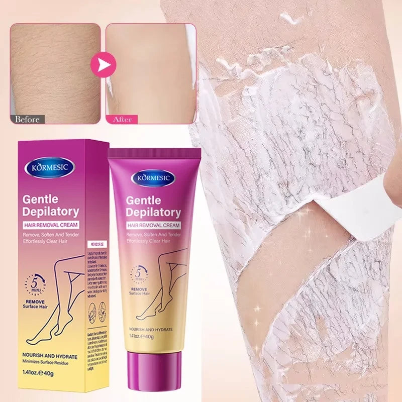 Painless Permanent Depilatory Cream