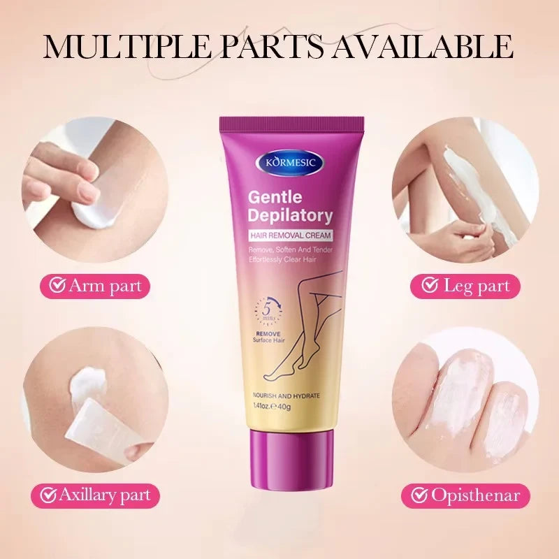 Painless Permanent Depilatory Cream