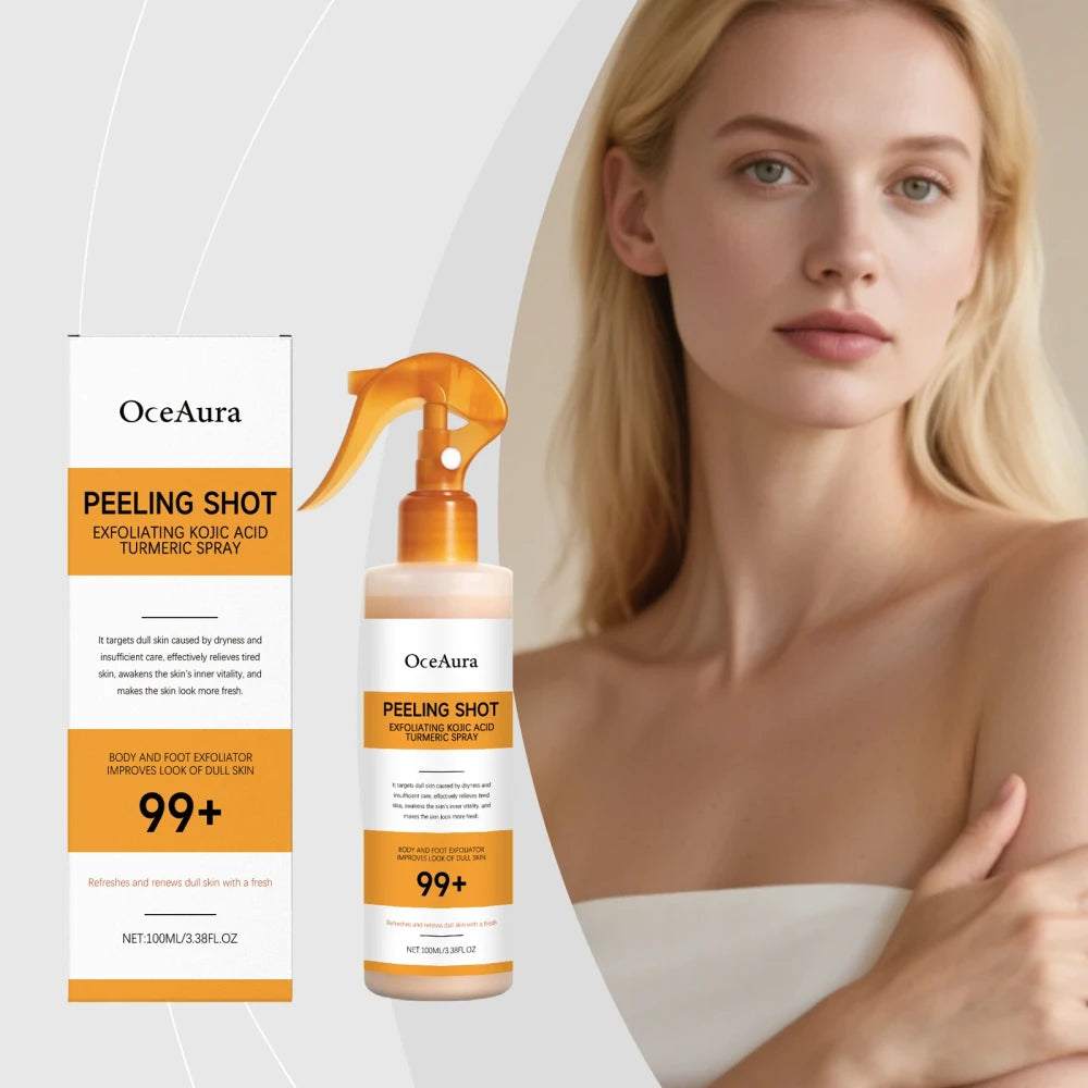 Kojic Acid Turmeric Exfoliating Body Spray