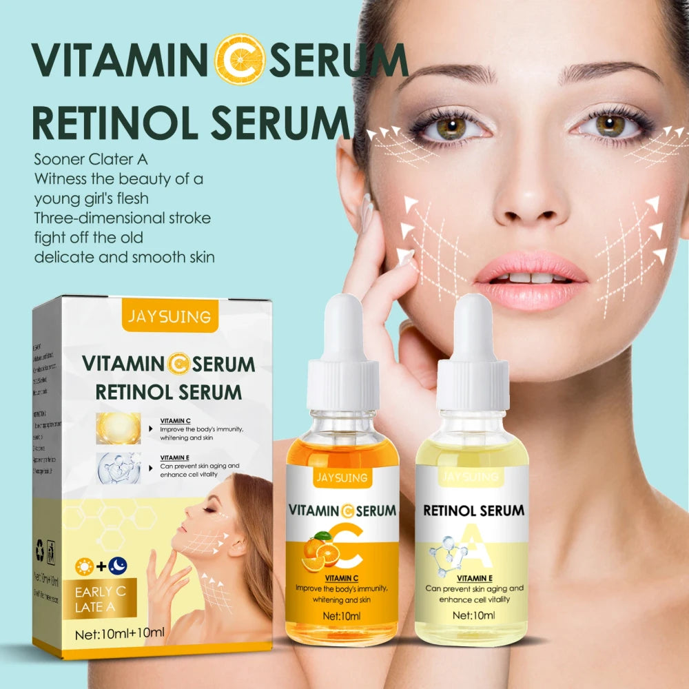 Vitamin C and Retinol Serum Duo