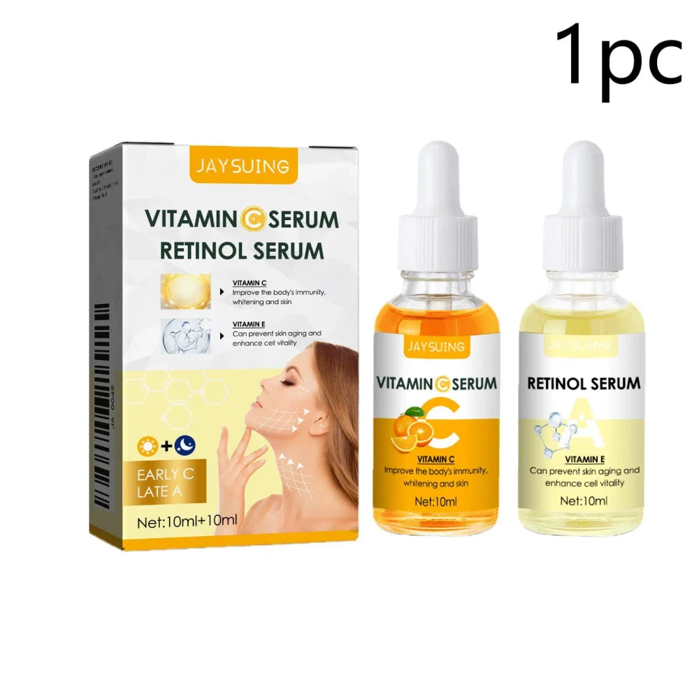 Vitamin C and Retinol Serum Duo