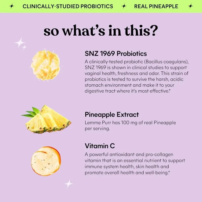 Vaginal Probiotic Gummies with Vitamin C