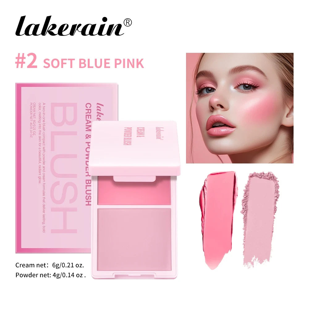 Lakerain Cream and Powder Blush Duo